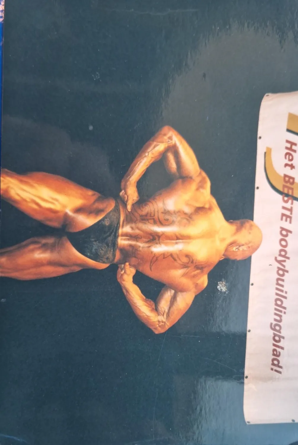 Ralf tijdens zijn bodybuilding-periode