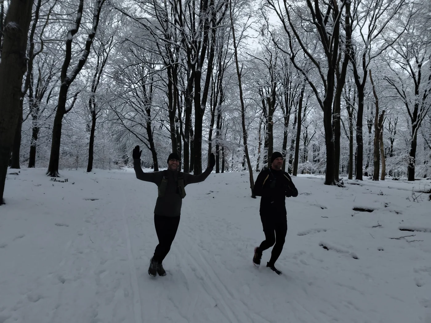 Winterse ochtend met de groep