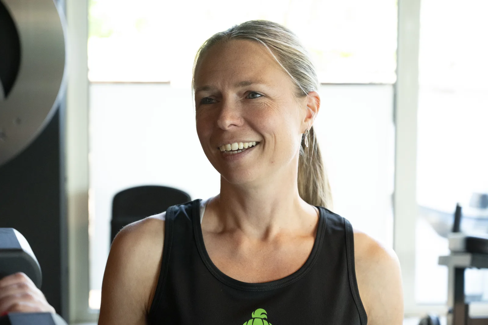 Sylvia Slijkhuis bij Fitfabriek De Baard